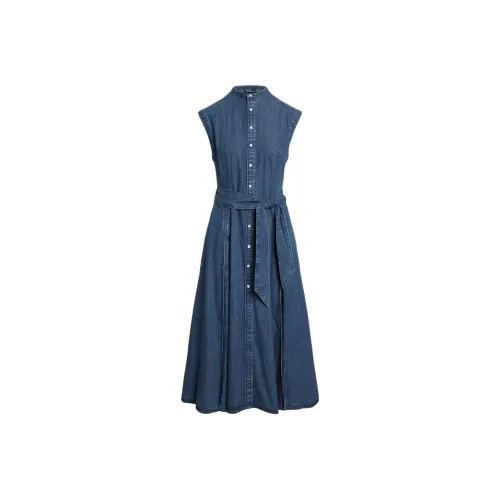 Polo Ralph Lauren Sleeveless Dress Women's Indigo