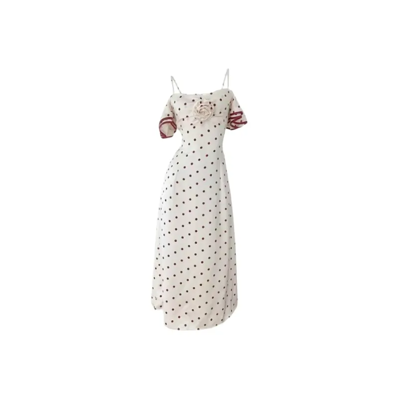 YGPRW Slip Dress Women's Polka Dot-0