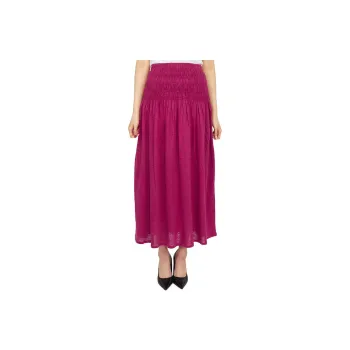 Vanessa Bruno Casual Long Skirt Women's Rose Red