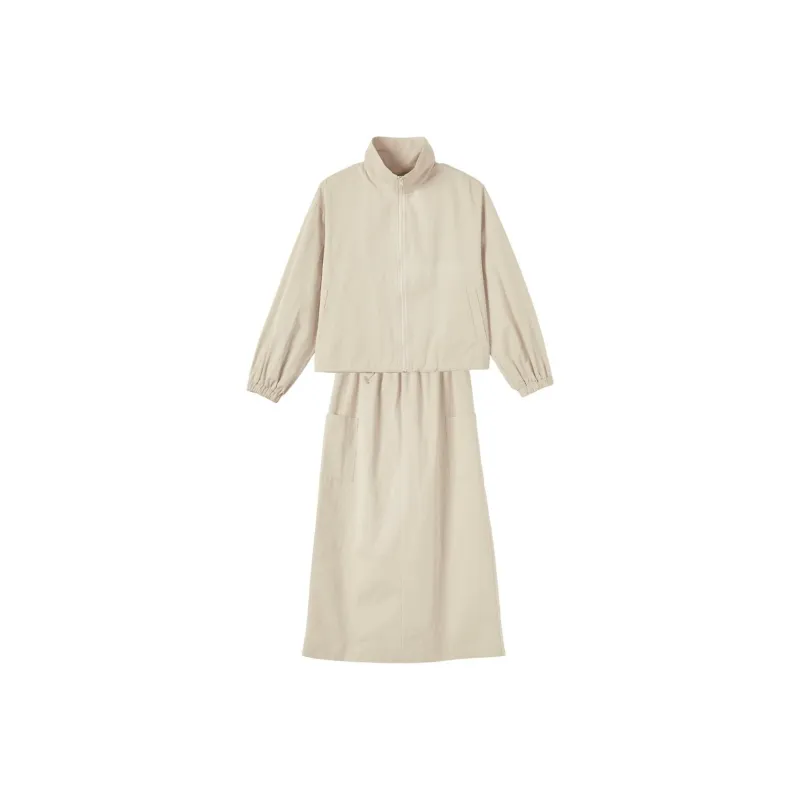 Demana Skirt Set Women's Light Khaki-0