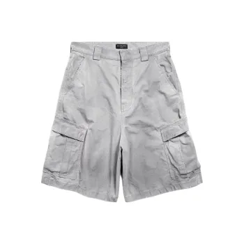 Balenciaga Cargo Shorts Loose Fit Men's Gray