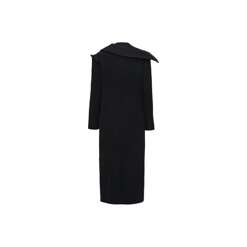 Yohji Yamamoto Coats Women's Black-1