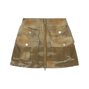 DIESEL Casual Short Skirts Women's Brown