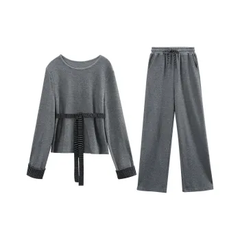 A Paradise For Awakening Casual Suit Women's Gray
