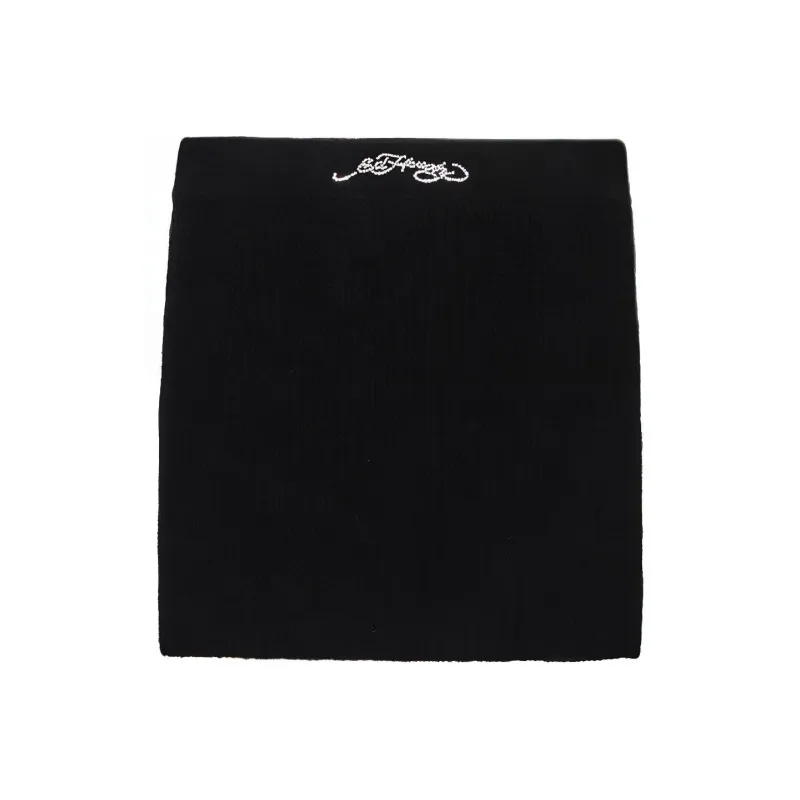Ed Hardy SS24 Casual Short Skirts Women's Black-0