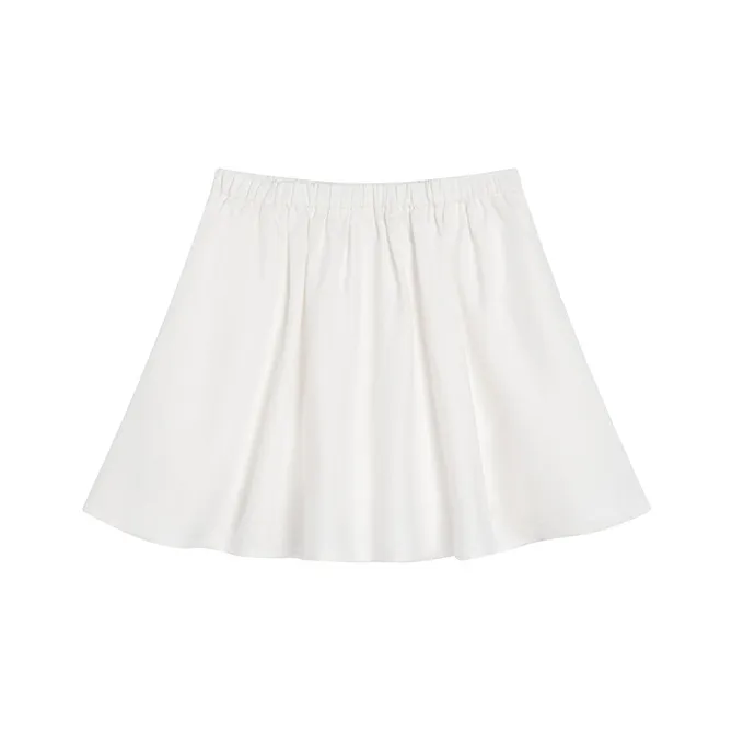 Ouyang Casual Short Skirts Women's White-0