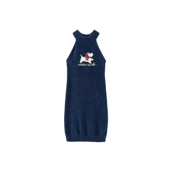 CHUU Sleeveless Dress Women's Navy Blue-0