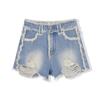 LA CRAWFISH Denim Shorts Women's