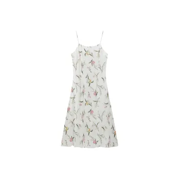 PEACEBIRD Slip Dress Women's White Camisole
