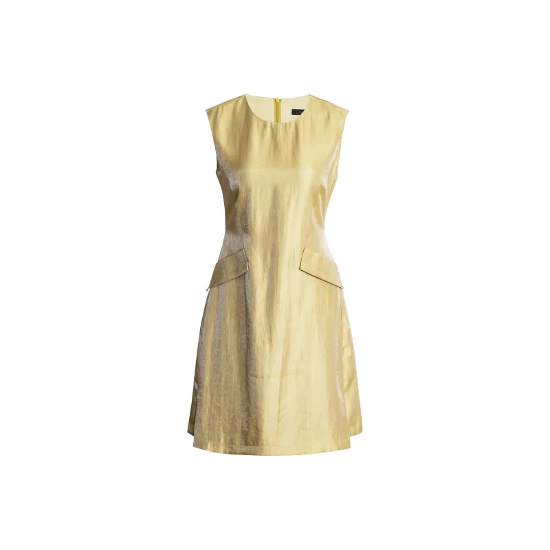 ROEYSHOUSE Sleeveless Dress Women's Yellow-0