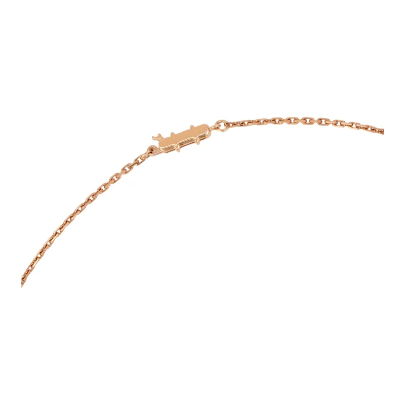 CARTIER Love Necklace Collection 18K Rose Gold Necklaces Women's-2