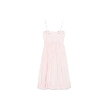 GANNI Strappy Midi Dress
