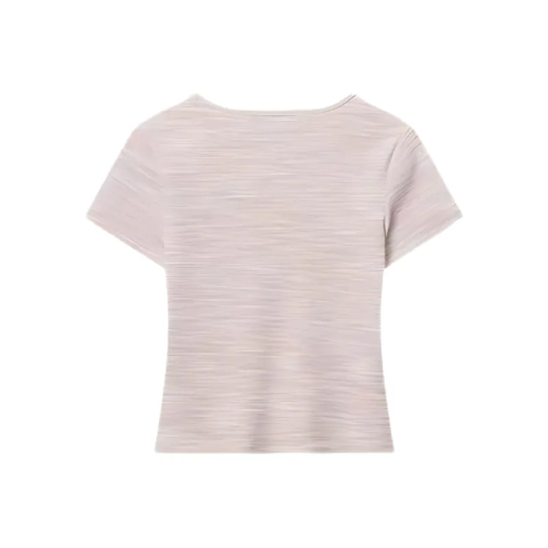 ABBY GODDESS Set in Sleeve T Shirt Women's-1