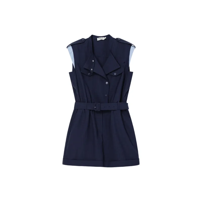 Bethine Jumpsuit Women's Navy Blue-0