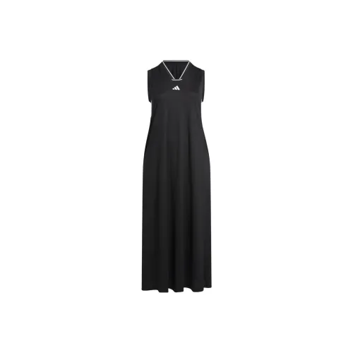Adidas Free Shipping With AdiClub Tiro Cut 3 Stripes Soft Mesh Long Dress Plus Size