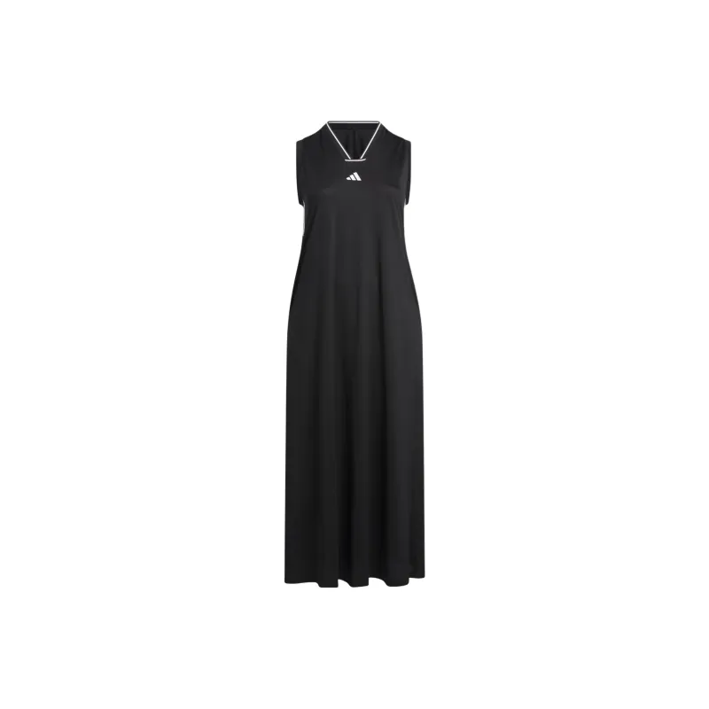 Adidas Free Shipping With AdiClub Tiro Cut 3 Stripes Soft Mesh Long Dress Plus Size-0
