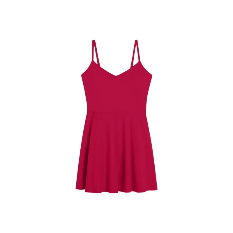 Hollister Slip Dress Women's Red-0