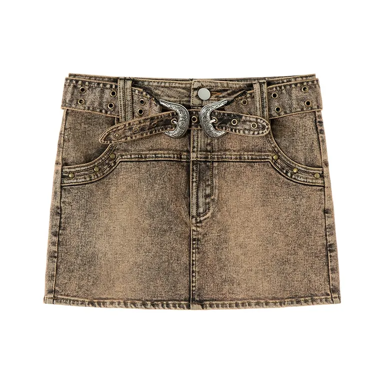 ETERNITY ITA Denim Short Skirts Women's-3