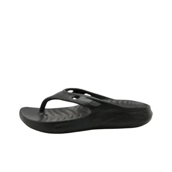 Teva EVA Rubber Sole Quiet Abrasion Resistant Flip Flops Men's Black