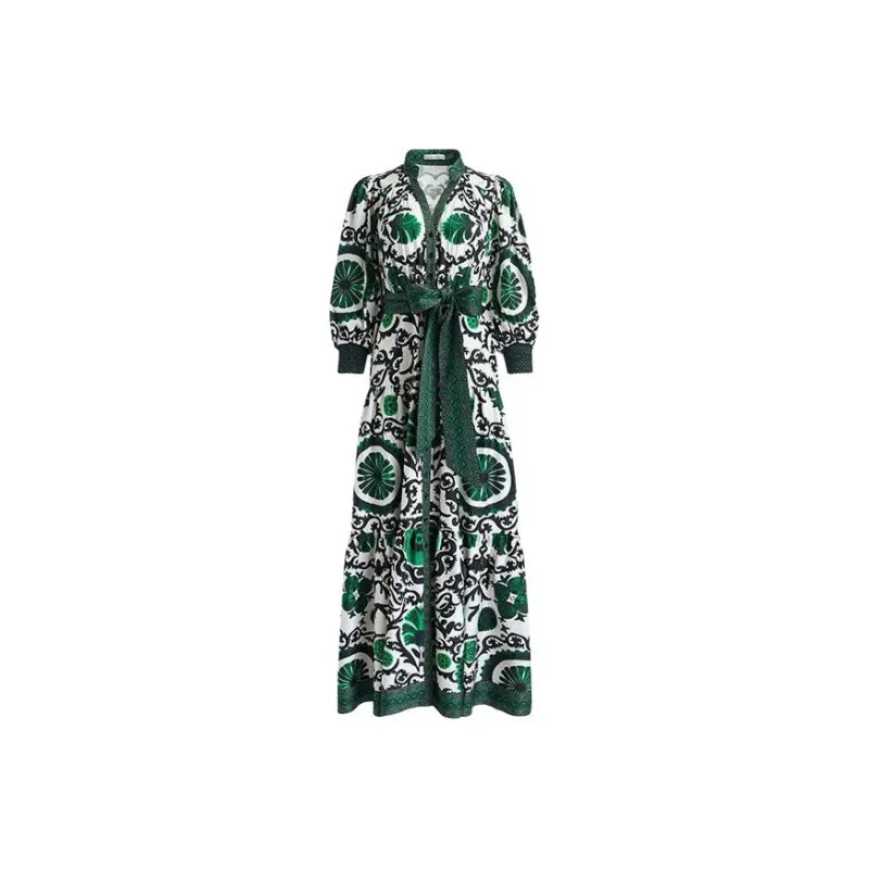 ALICE+OLIVIA Cora Tiered Maxidress-0