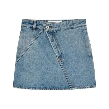 LOEWE Anagram Mini Skirt 'Mid Blue'