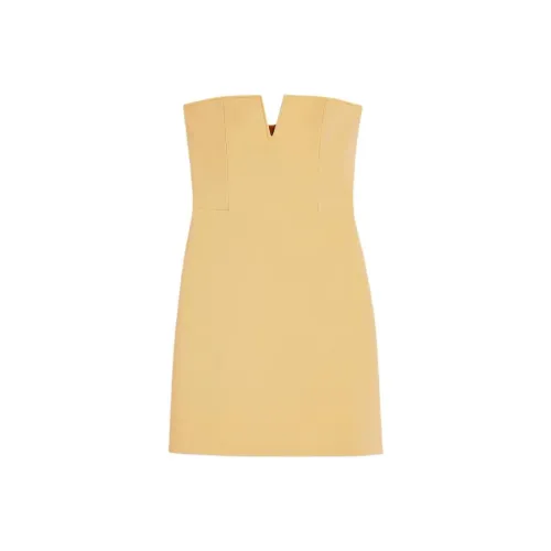 SCANLAN THEODORE Tailored Bustier Dress Sleeveless Dress Women's DAFFODIL/Daffodil