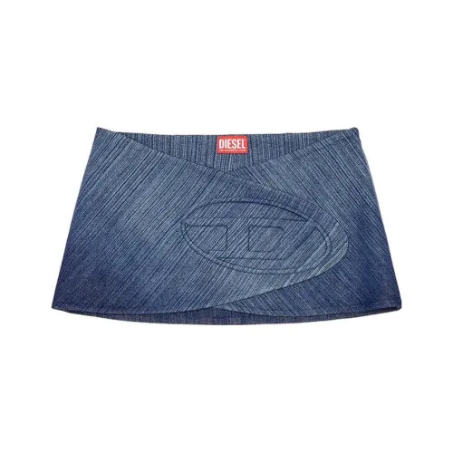 DIESEL De Lori Fsd Low rise Denim Miniskirt