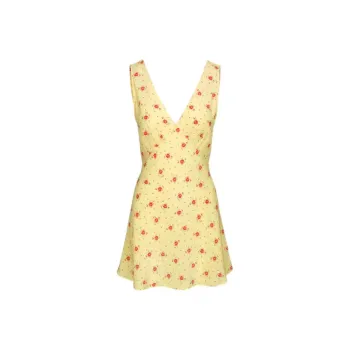 KYKW Sleeveless Dress Women's Yellow