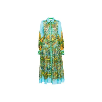 ALEMAIS Sofie Floral-print Midi Dress