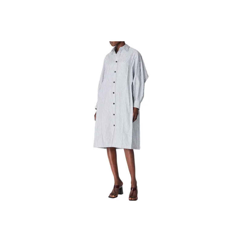 Bottega Veneta SS25 Long Sleeved Dress Women's White-0