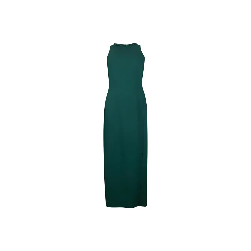 PINKO Embellished Neckline Sheath Dress-0