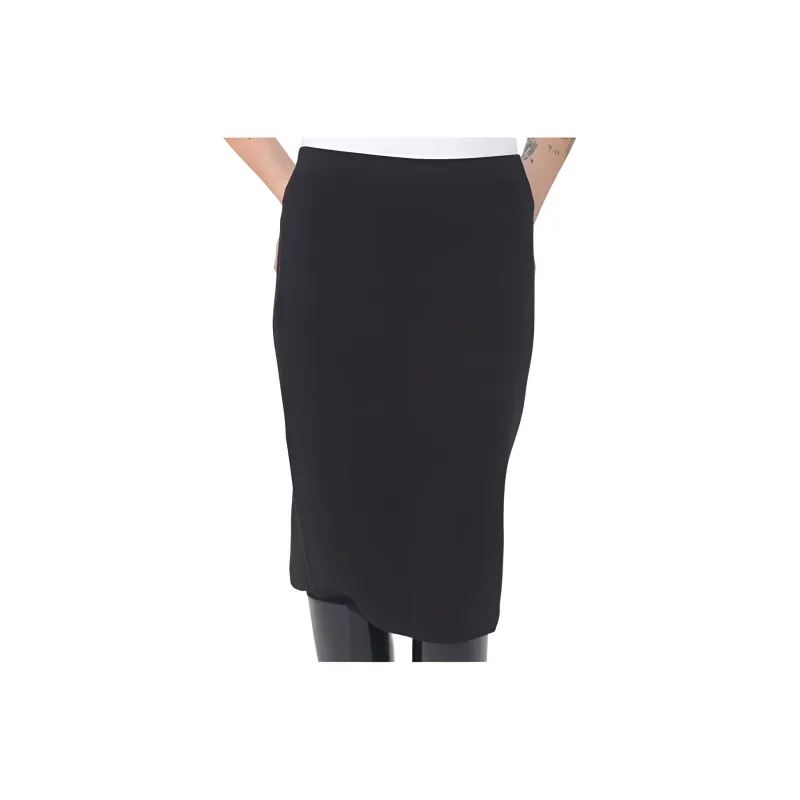 SAINT LAURENT Mid Rise Knitted Midi Skirt-0