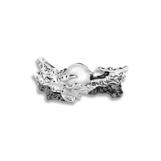 LuluCanaan Glass Cat Eye Rings Unisex-3
