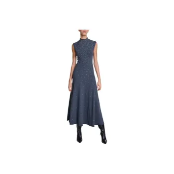Maje Rhinestone embellished Maxi Dress