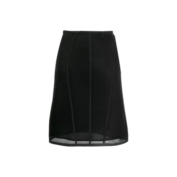 FENDI Casual Long Skirts Women's Black