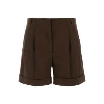 MaxMara Studio Bergen Pleated Tailored Shorts