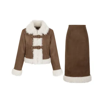 UPNANAWANG Two Piece Skirt Sets Women's
