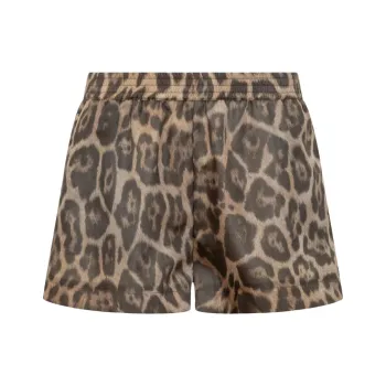 Stella McCartney Leopard Printed Shorts