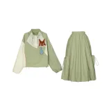 Green (Coat+Skirt)