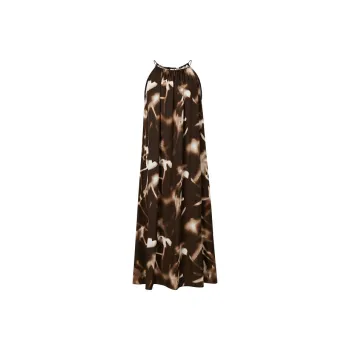 Hopeshow Slip Dress Women's Coffee Floral 622