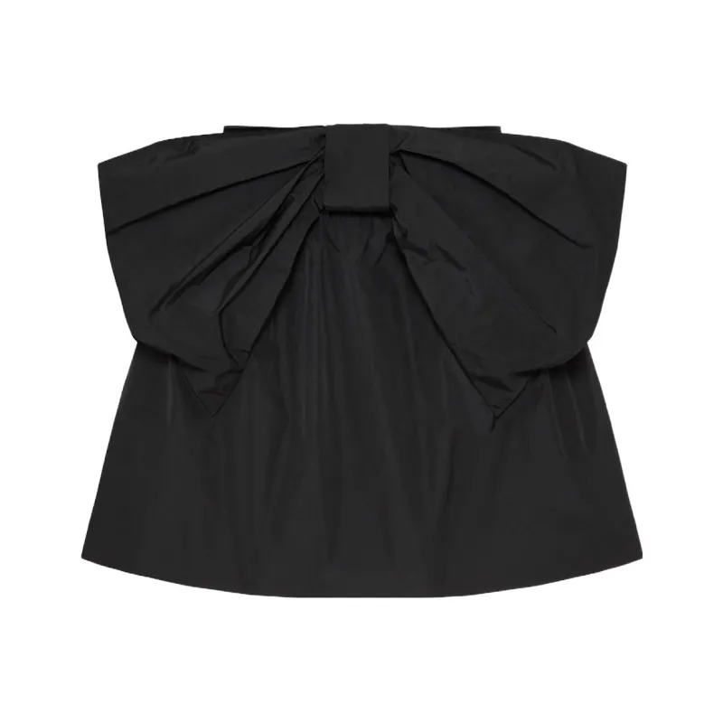 RED VALENTINO Casual Short Skirts Women's Black-0