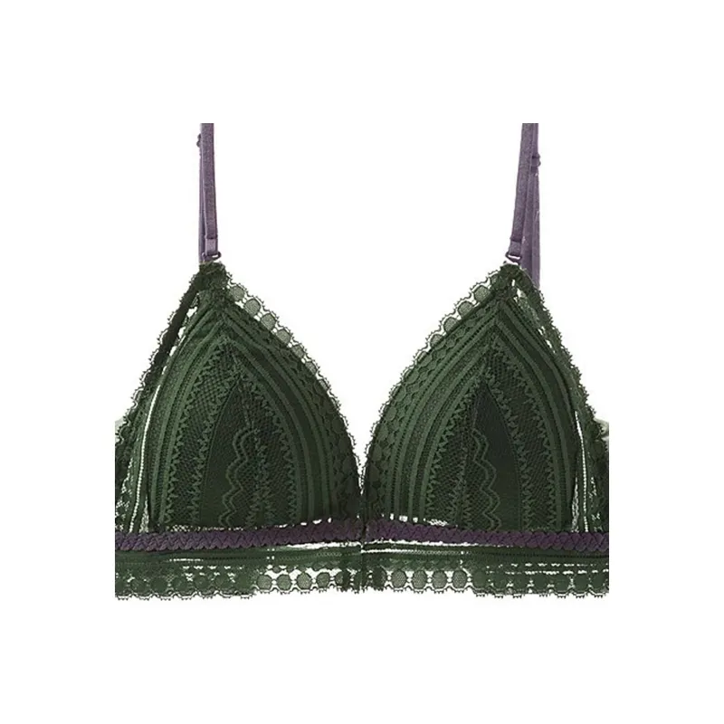 Flowers in water Women's Bras-14