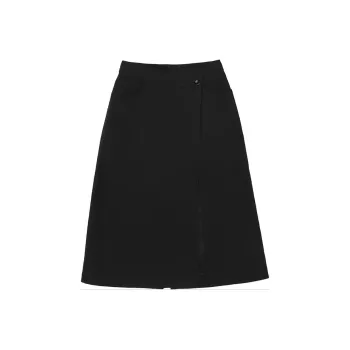 LI NING 1990 Commuter Series Casual Long Skirts Women's Black