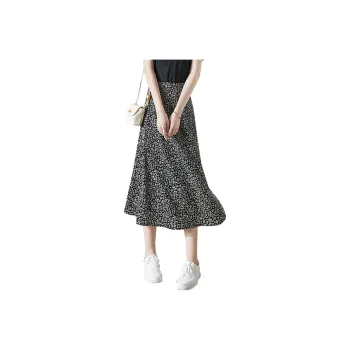 TOUCH Skirt Women's Black With White Floral