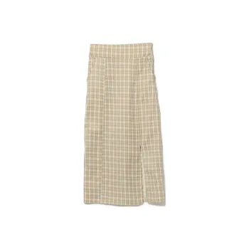 Beams Casual Long Skirts Women's Beige