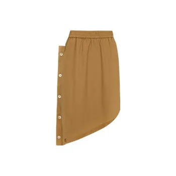MEIYANG Casual Long Skirts Women's Earth Yellow