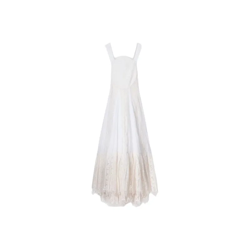 LOEWE SS25 Slip Dress Women's White-0
