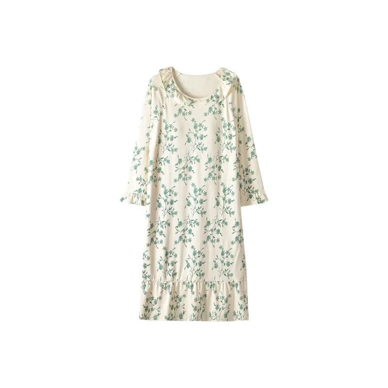 Lan Miao Long Sleeved Dress Women's Emerald Green-0