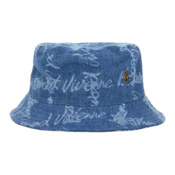 Vivienne Westwood Cotton Bucket Hats Women's Blue