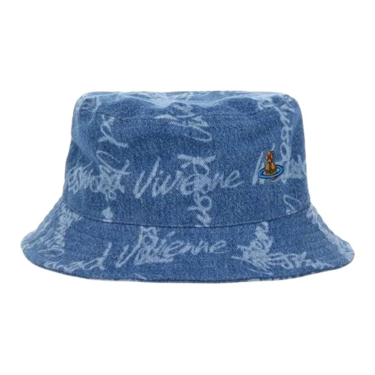 Vivienne Westwood Cotton Bucket Hats Women's Blue-0